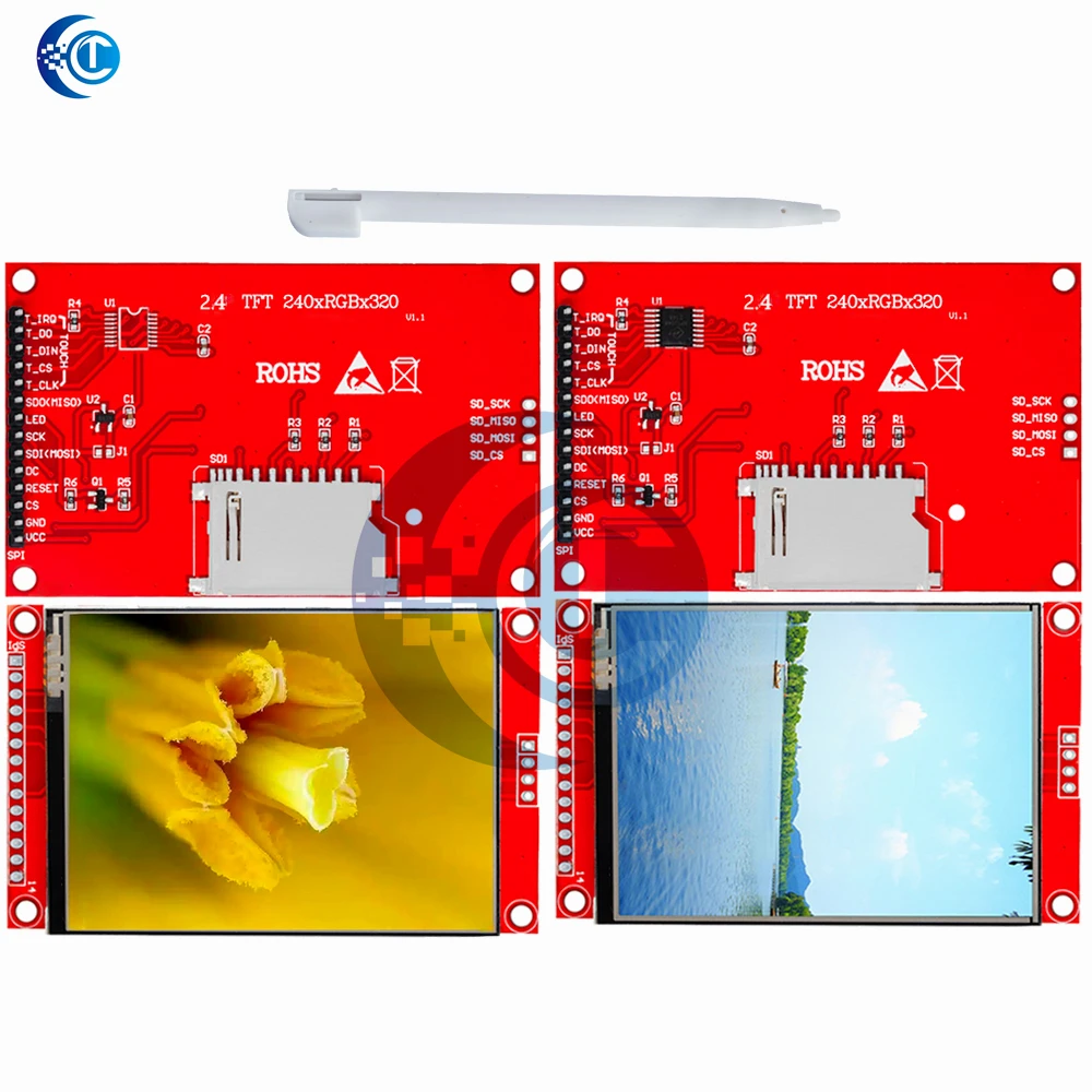 شاشة عرض TFT SPI 65K مقاس 2.4 بوصة 240*320 شاشة عرض ذكية 8P Drive IC ST7789 وحدة محرك IC #6