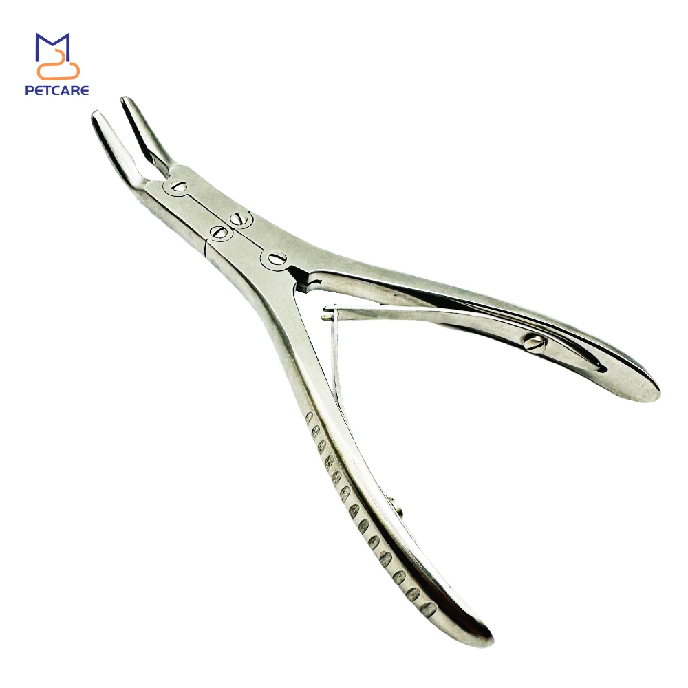 Ruskin-Double Action Bone Holding Pliers, Stainless Steel Hand Tools, Veterinary Orthopedic Surgery Instruments, Medical Device