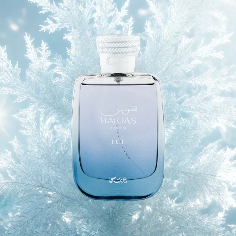 100 مل العطور العربية الأصلية RASASI Hawas Ice Eau de Parfum Spray جودة عالية عطر عطري يدوم طويلاً كولونيا ماكياج الحاضر