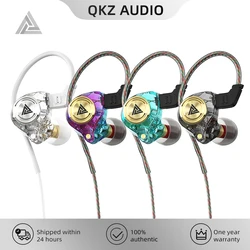 Original QKZ AK3 Wired Headphones With Microphone Noise Reduction Stereo Earphones Gamer Headset Mic Hearing Aids in Ears Choice