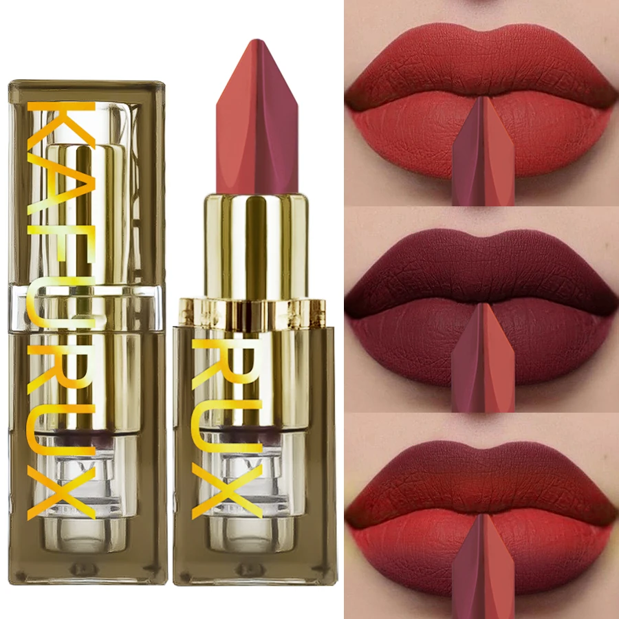 11 Farben, zweifarbiger Lippenstift, Lila, Schwarz, Glitzer, matt, 1 Stück, Lippenstifte, Make-up, einfach zu verwenden, Lippentönung, Make-up, Geschenke, Rot, Schwarz, Kosmetik – Detail 14