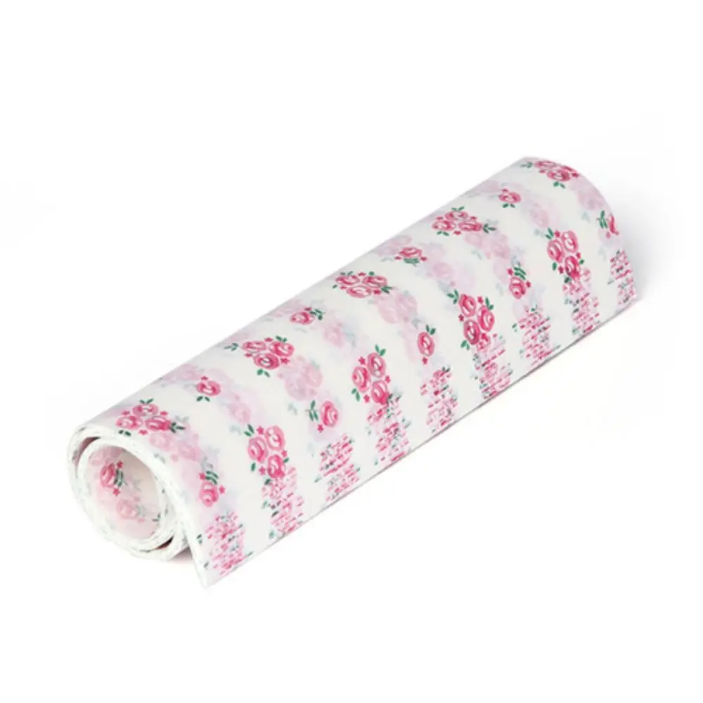 10/50pcs Waterproof Heart Printed Wax Paper Disposable Oilproof Baking Paper Baking Wax Paper Pad