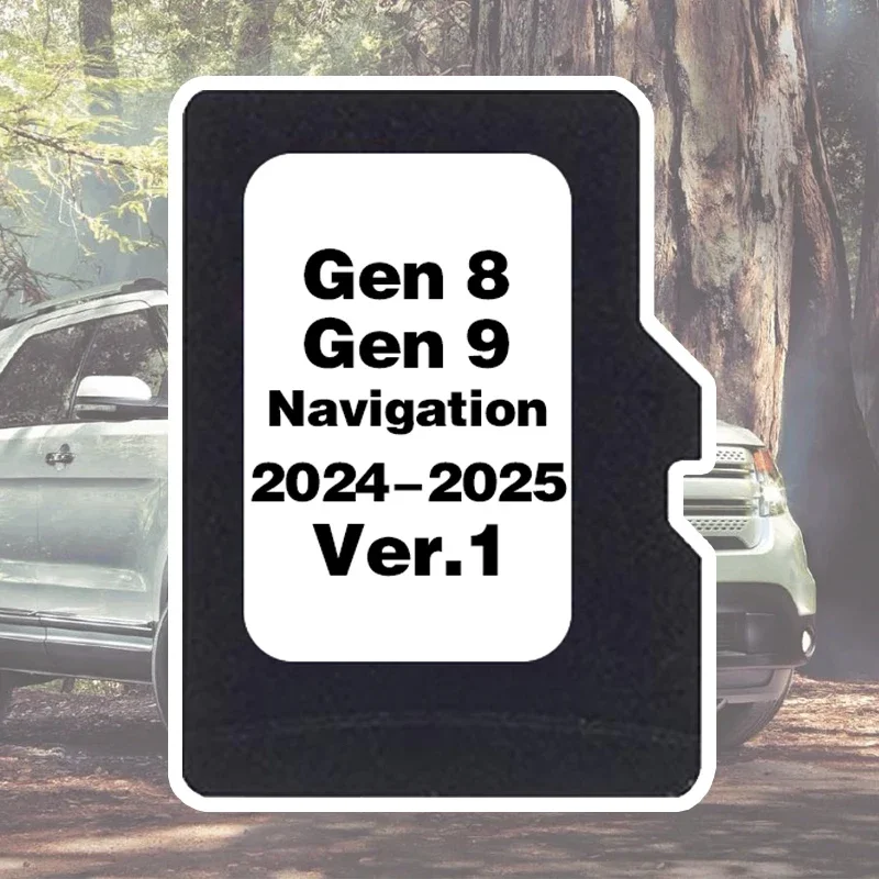 GEN8 GEN9 Update TF Card Europe UK Maps Sat Nav GPS 8GB Maps 2024/2025 Data for Lexus Toyota Car Navigation GPS