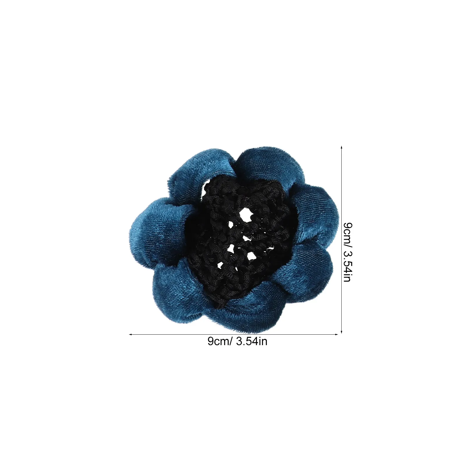 6Pcs Ballet Bun Hair Nets Floral Lace Hair Accessories for Ballet Recital Competition Bun Net for Dance