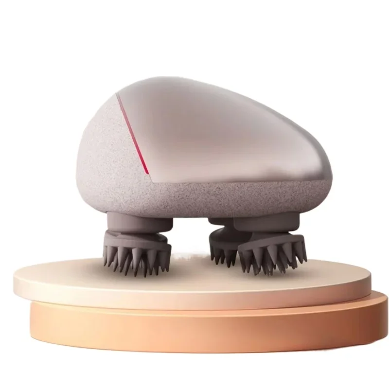 Relaxing Mini Red Light Gold Head Massager Scalp Massager Designed to Relieve Fatigue