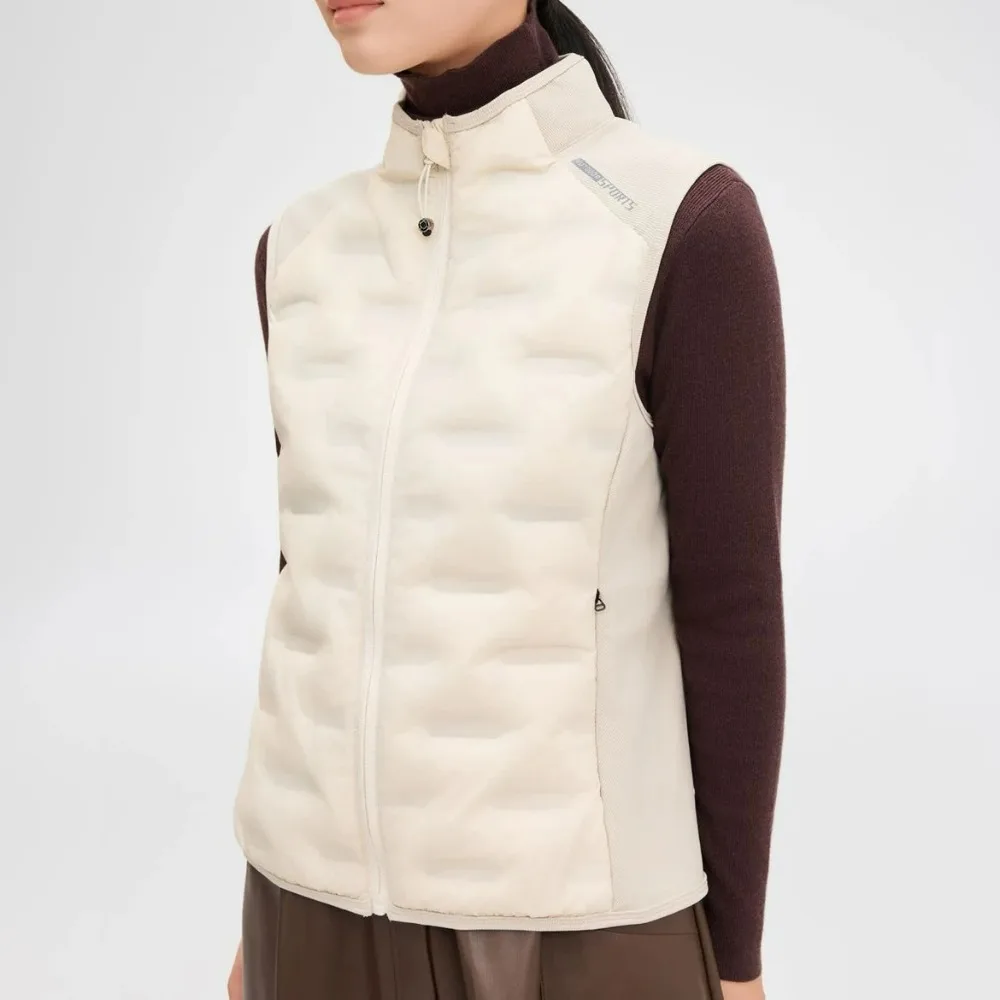 

(L-4XL)Новый зимний жилет для бега для мужчин и женщин, термотренировочный пуховый жилет, легкая теплая спортивная куртка без рукавов для тренировок