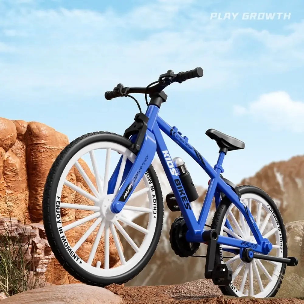 Replica Simulation Mountain Bike Model Home Decor Plastic Material Off-Road Racing Bicycle 1：10 Scale Alloy Bicycle Collection