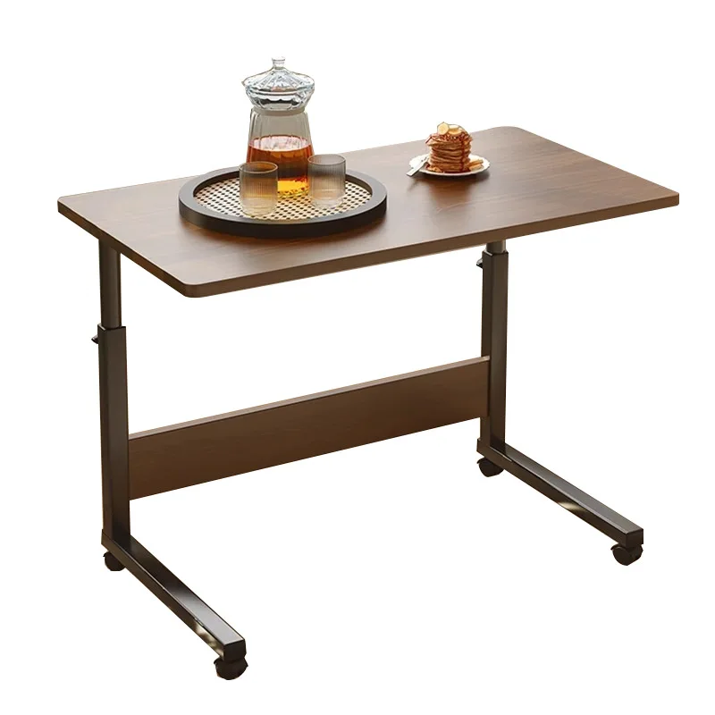 

#Modern Simple Movable Lazy Lifting Design Wooden Bedside Table Computer Desk for Dormitory Bedroom Home Study Living Room