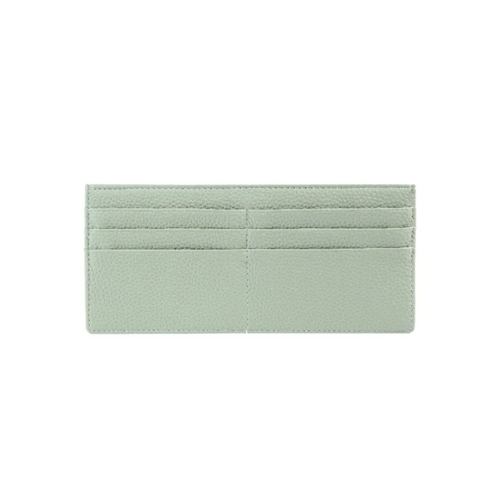 

Simple PU Leather Credit Card Holder Korean Style Solid color Long Wallet Thin Handhold Zipper Coin Purse Outdoor