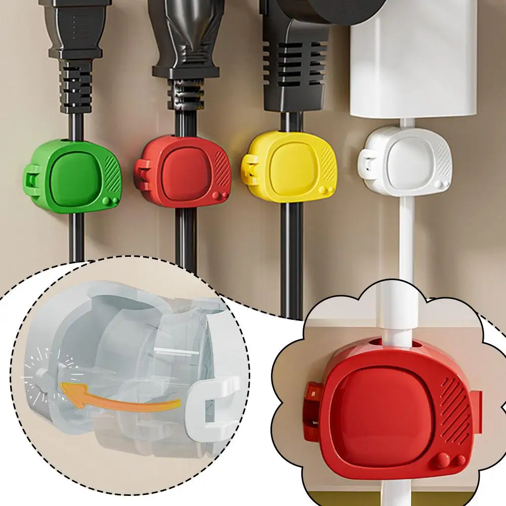 Hook Mobile Phone Data Cable Universal Cable Organizer Non-marking Non-punching Dormitory Desktop Sticky Student Storage Ho R1Q6