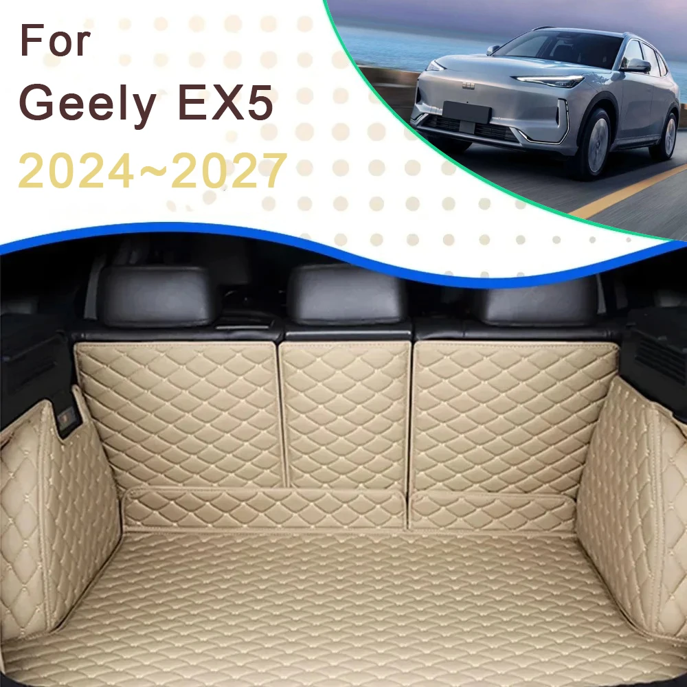 

Car Trunk Cargo Liner For Geely EX5 Galaxy E5 2024 2025 2026 2027 Rug Rear Boor Mats Carpet Storage Pads Auto Accessories