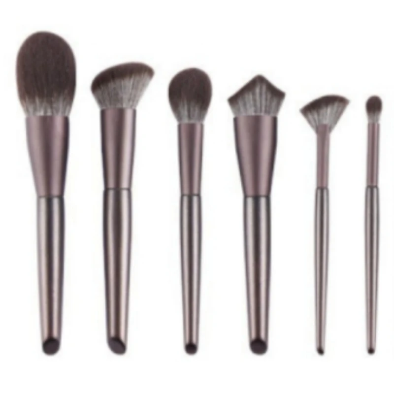 1 / 14 Pcs High elastic bristles fur strong and reusable grasping powder face eye cosmetic brush set with customizble