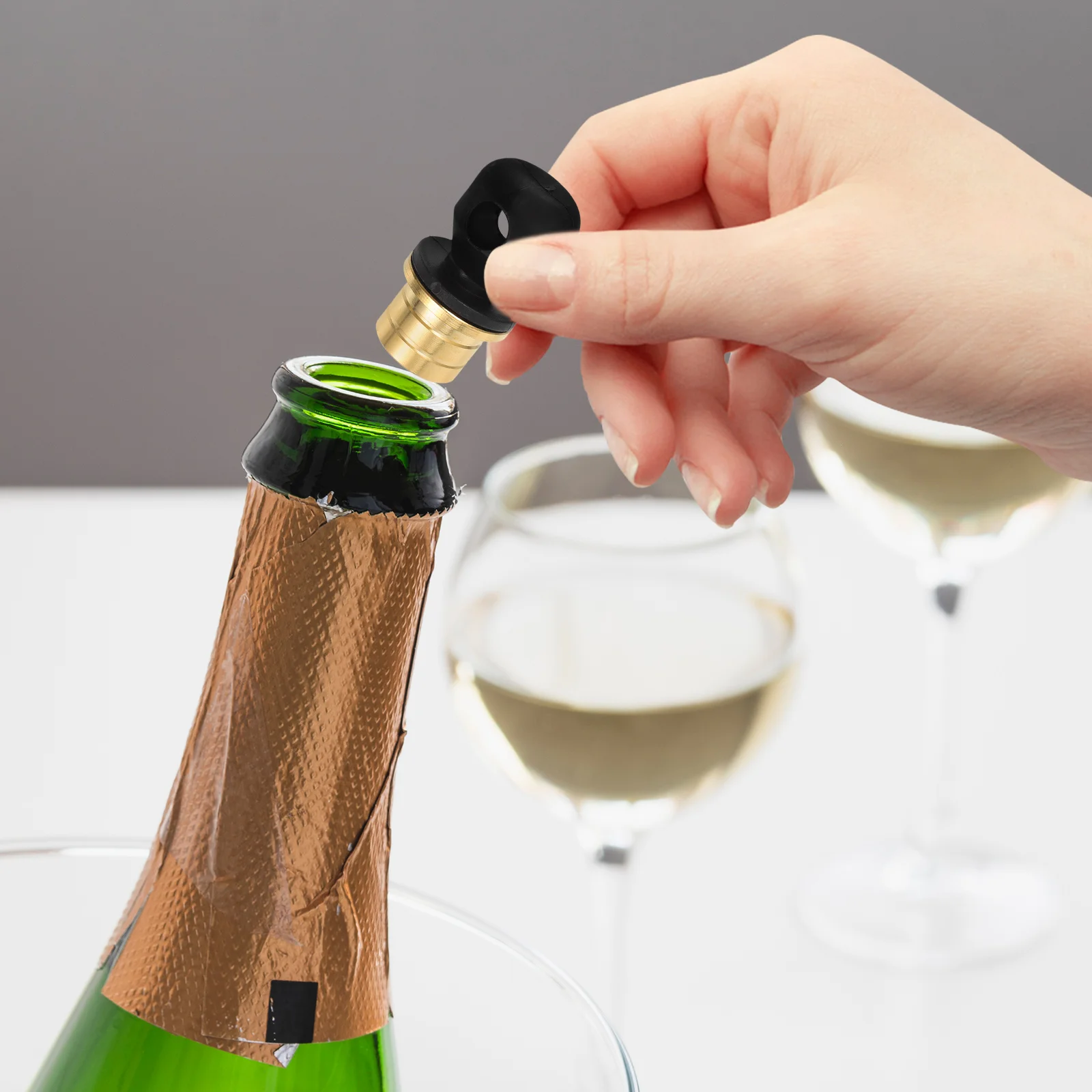 

2pcs Gourd Stoppers Decorative Plugs Reusable Beverage Sealers Beer Saver Bottle Stopper Replacement Plug For Bottles Corker