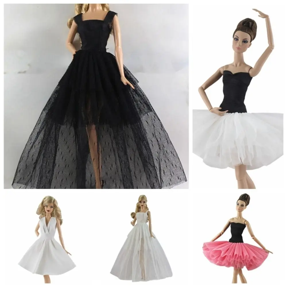 Vestido de encaje de 30cm, conjunto de vestido de encaje para muñeca, falda tutú elegante, ropa para muñecas BJD 1/6, vestidos elegantes para muñecas con temperamento a la moda