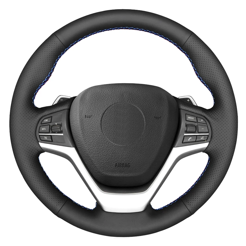 

Черный чехол из натуральной кожи для BMW X5 F15 2014-2018 X5 M F85 2014-2018 X6 F16 X6 M F86 2015-2019