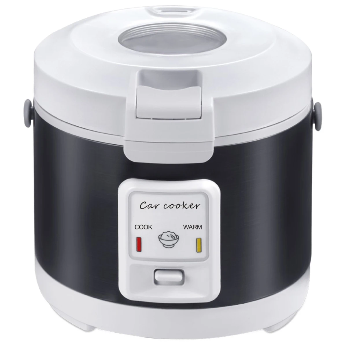 24V  Rice Cooker  Truck Soup Steamer Heating Lunch Box Meal Heater Warmer 3L Home Appliance for Camping Black English Menu