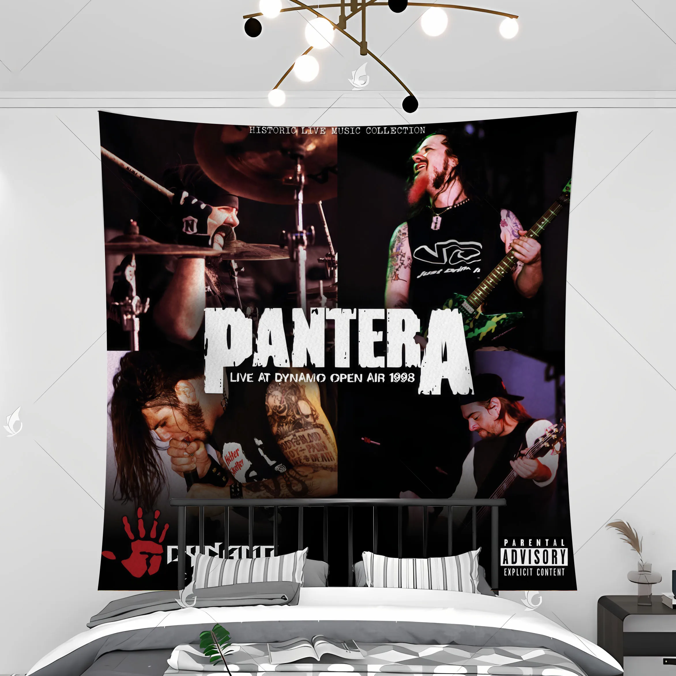 Panteras Heavy Mental Rock Band Album Cover arazzo Banner Flag poliestere stampato decorazione della casa o della camera da letto