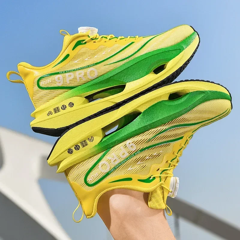 

2025 Supercritical E-TPU Marathon Running Shoes Breathable Jacquard Fabric Outdoor Jogging Soft Training Sports Shoes