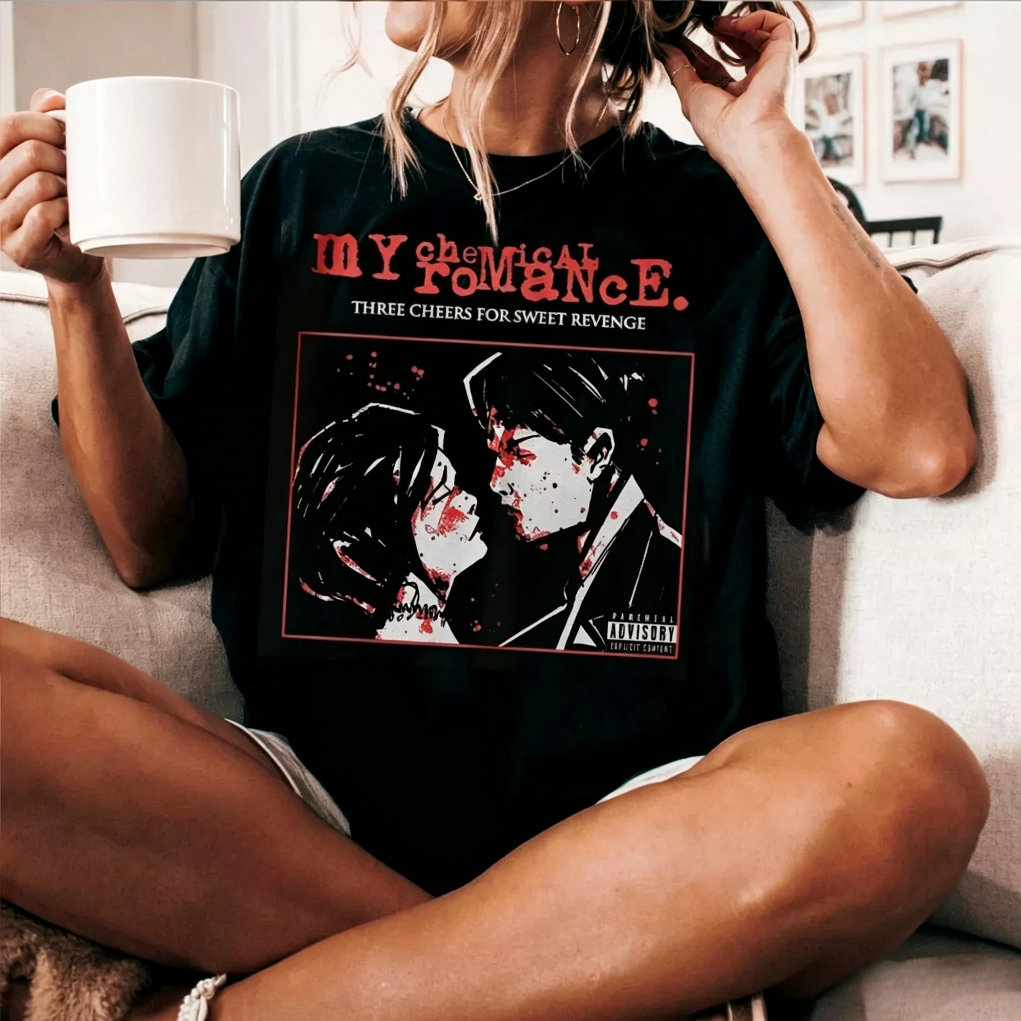 My Chemical Romance T Shirt Women Fashion Cotton T-shirts Cool Hip Hop Men Tshirt Casiual Summer Vintage Anime Unisex Top Tee