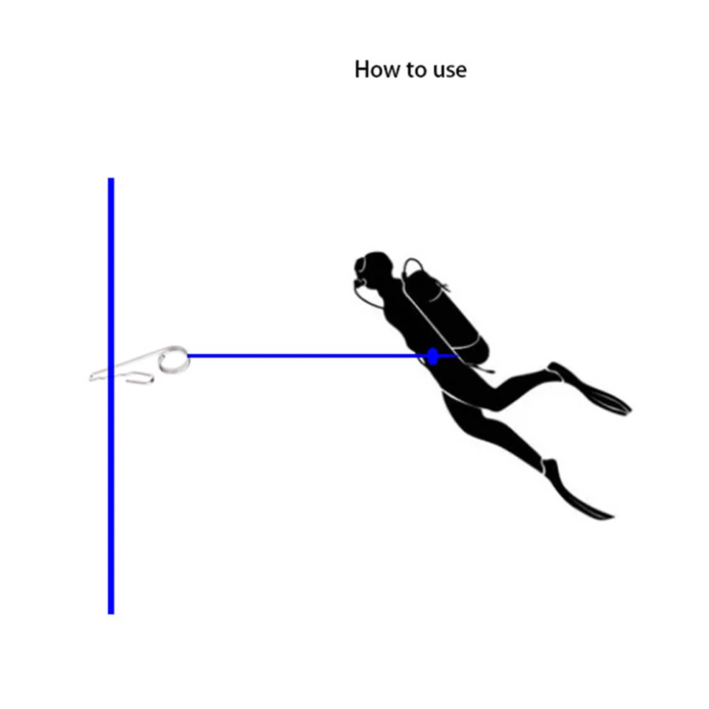 

Набор для подводного плавания Jon Line 200 см с декором для крючка Garvin и поворотным крючком D-образным кольцом, предназначенным для поддерживания дайверов в глубине технического обслуживания