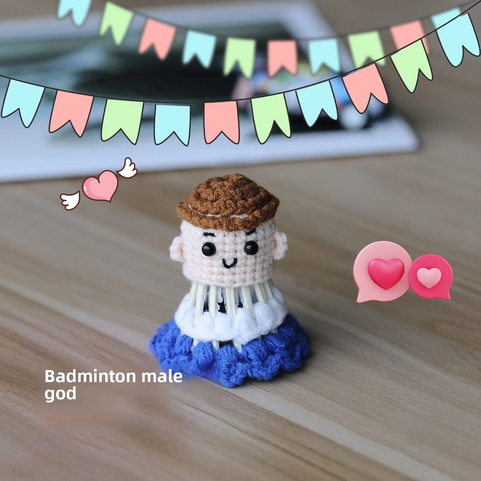 

Handmade crocheted dolls finished lemon cucumber funny expression carrot crochet ornament wholesale