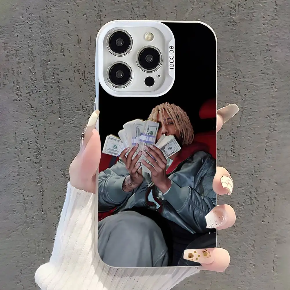 Rapper Rich A-Amiri Phone Case For iPhone 17,16,15,14,13,12,11,Pro,XS,Max,Plus,Mini,SE White Candy Matte Shockproof Cover