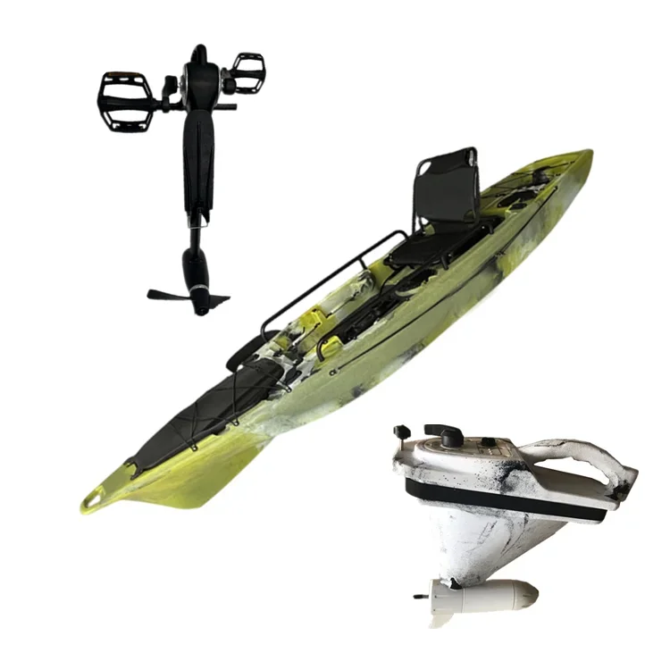 13FT High Quality Single Seat Pedal Kayak With Aluminum Seat