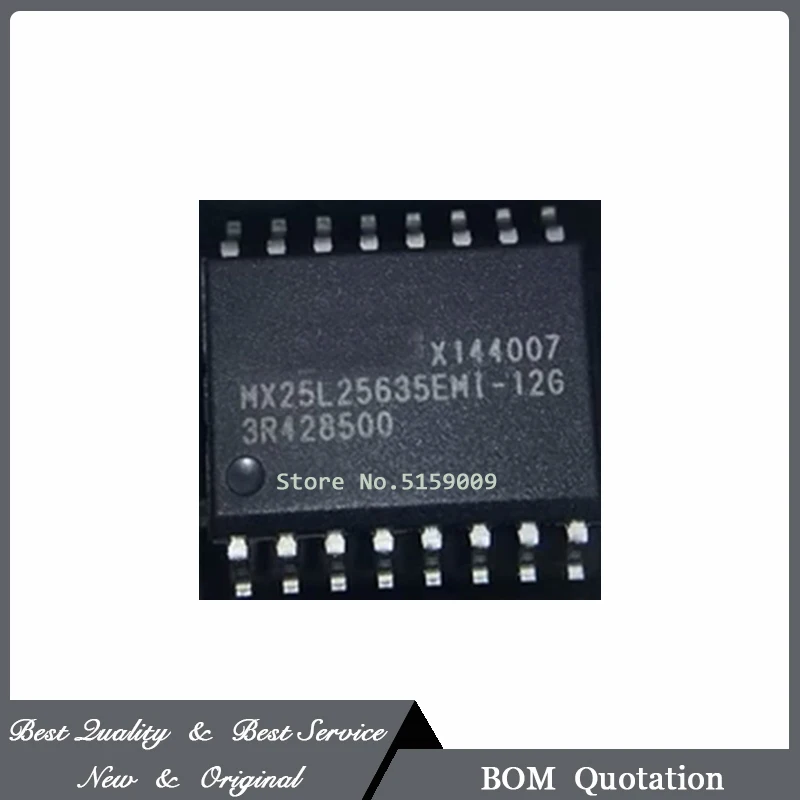 1 Pcs/Lot MX25L25635EMI-12G SOP16 New and Original In Stock