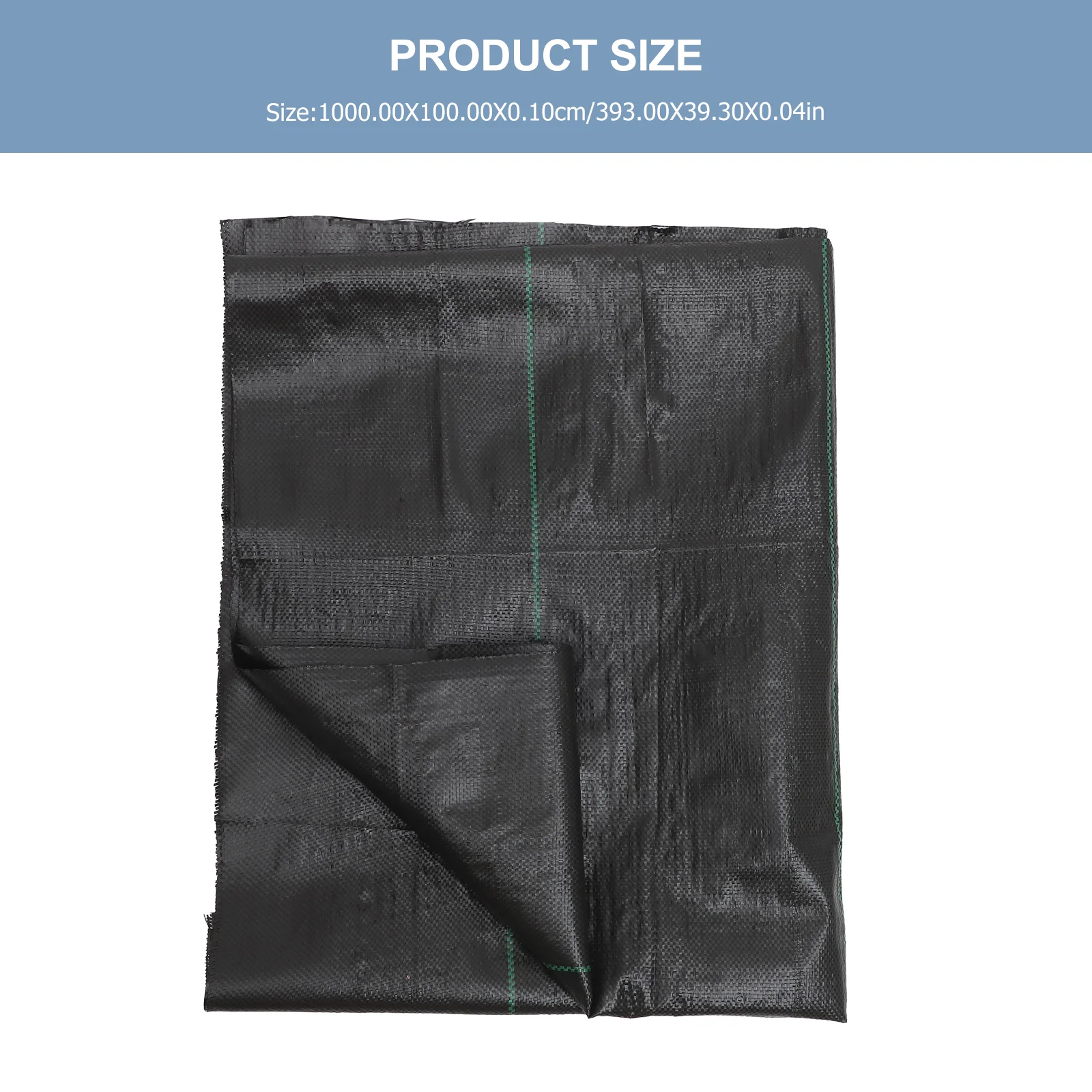 The Fabric Garden Barrier Black Mulch for Landscaping Pe Ground Cover Membrane