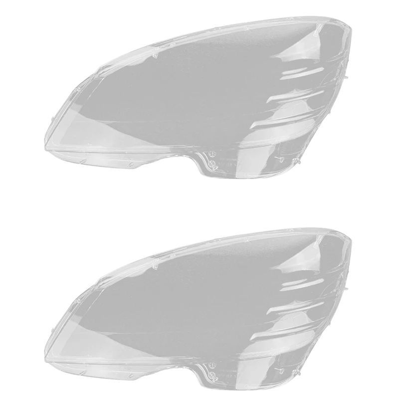 

2X For Benz W204 C180 C200 2008-2010 Left Headlight Shell Lamp Shade Transparent Lens Cover Headlight Cover