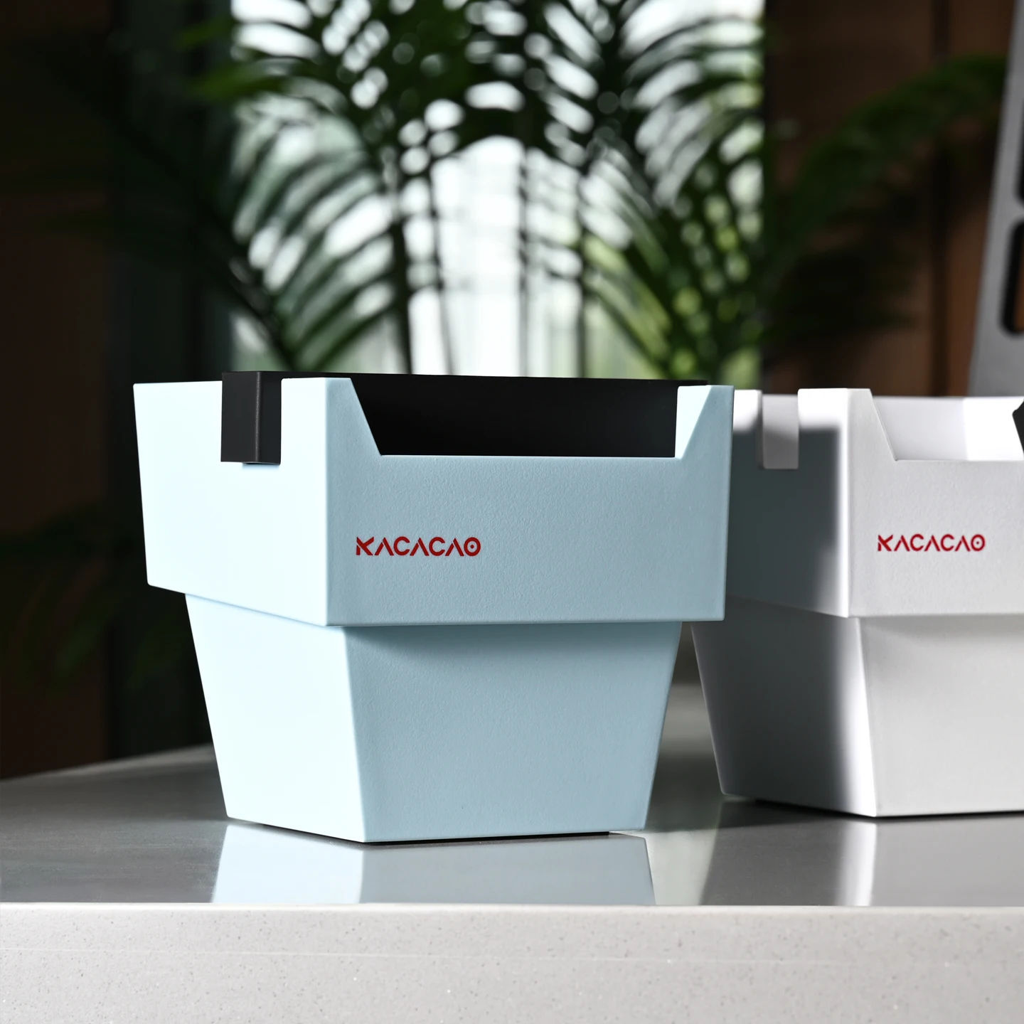 KACACAO Coffee Knock Box Espresso Grounds Container Dump Bin Bucket Anti Slip Powder Beveled Residue Barista Accessories Tools