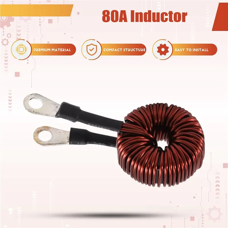 PHFU-High Power Ferrosilicon Aluminum Inductor 45Uh 80A For Electronic Devices