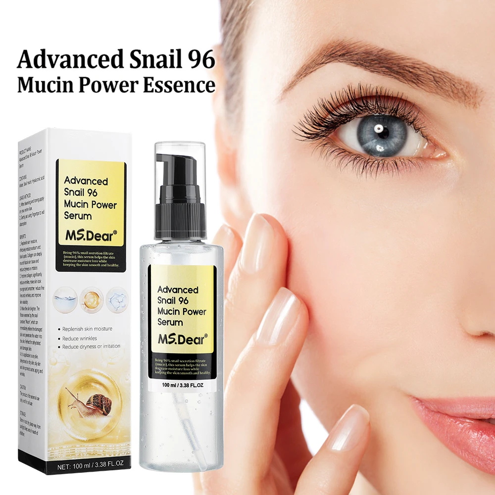 100ml escargot Mucin collagène puissance Essence collagène sérum escargot Mucus réparation Essence répare la barrière cutanée hydrate hydratant