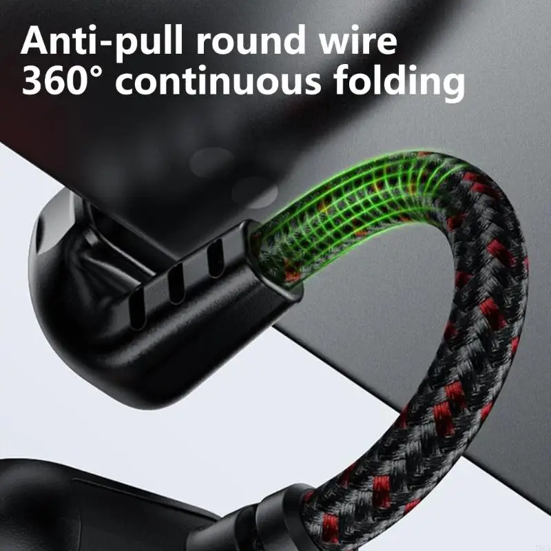 T5EA Earphone Adapter USB C to 3.5mm سماعة رأس الدعم سلك 66W شحن