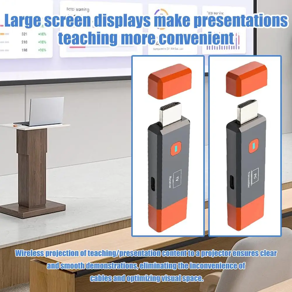 

Wireless HDMI Transmitter And Receiver K Decode 1080P@60Hz HD Output For Video And Audio To Monitor From PC/TV Box/Projecto Z3E1