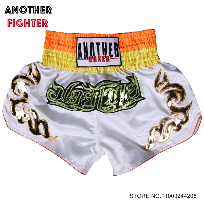 

Thai Boxing Shorts Classic Muay Thai Shorts Embroidery Men's Women's Kids Martial Arts MMA Grappling Fighting Kickboxing Pants