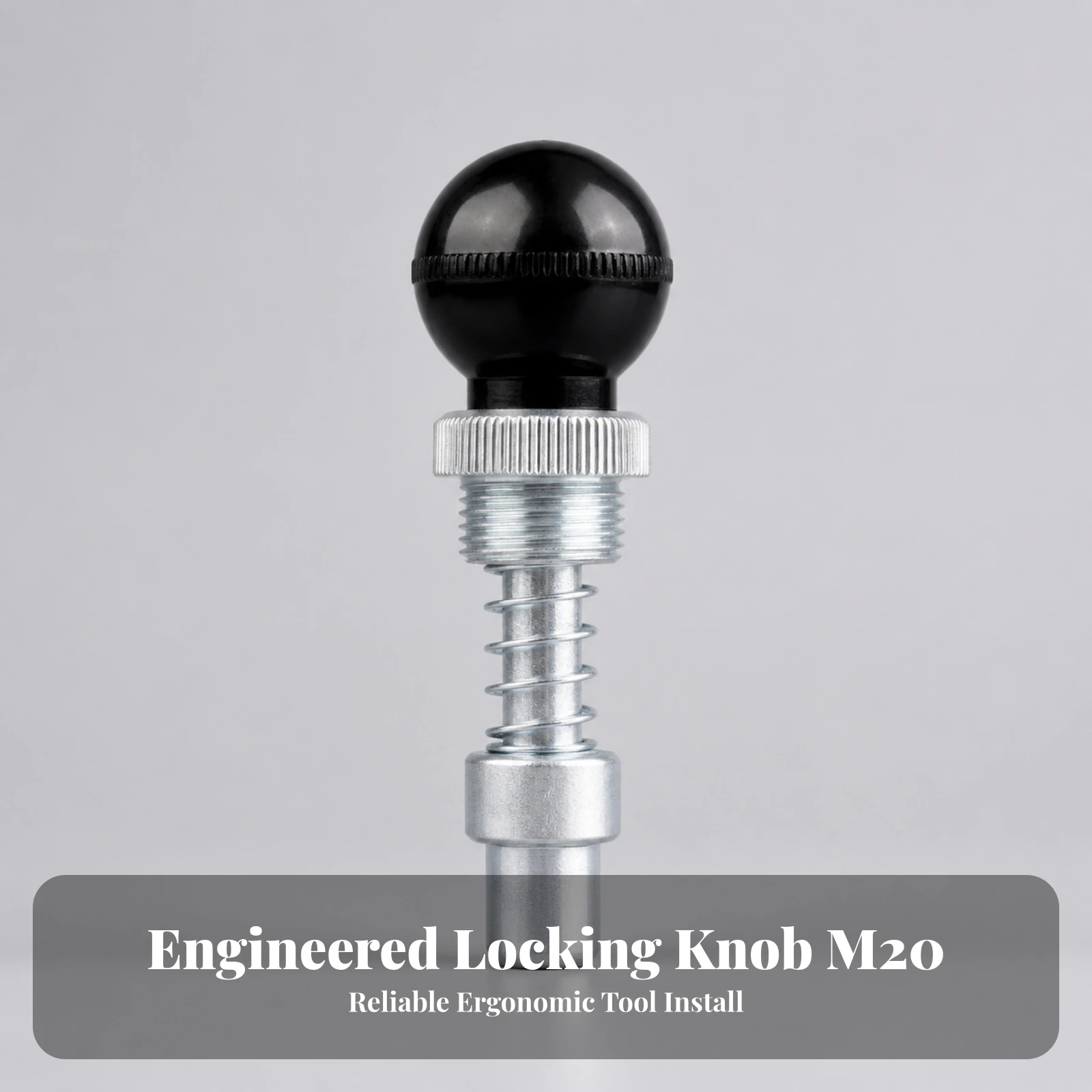 Spring-Loaded Pull Pin Tooltool-Less Pull Pin with Ball Knob Manual Spring Plunger Long-Lasting for Fitness Apparatus
