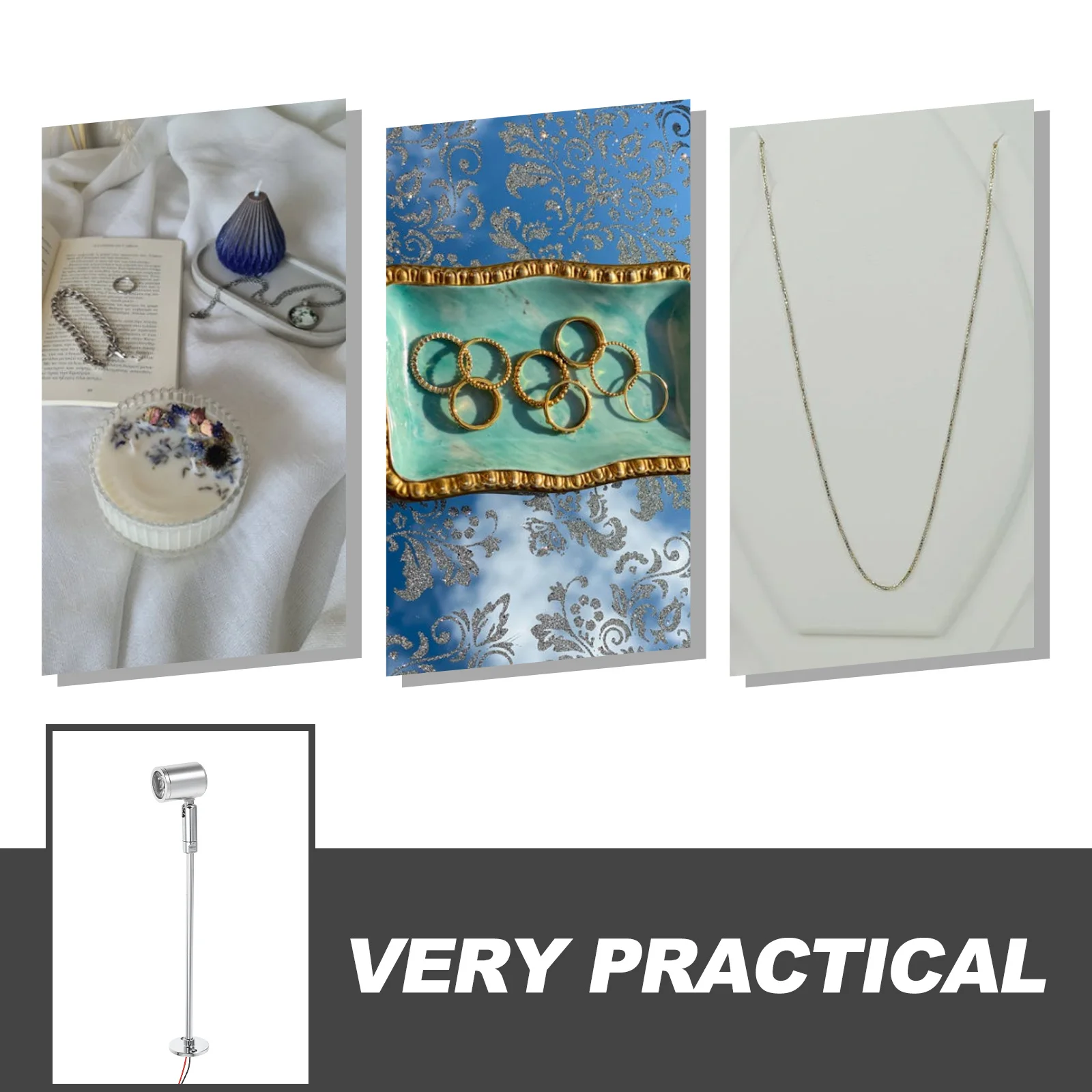 أضواء كاشفة للخزانة LED أضواء كاشفة صغيرة لعرض المجوهرات إضاءة داخلية قابلة للتعديل شاشة ديكور منزلية مشرقة كفاءة #2