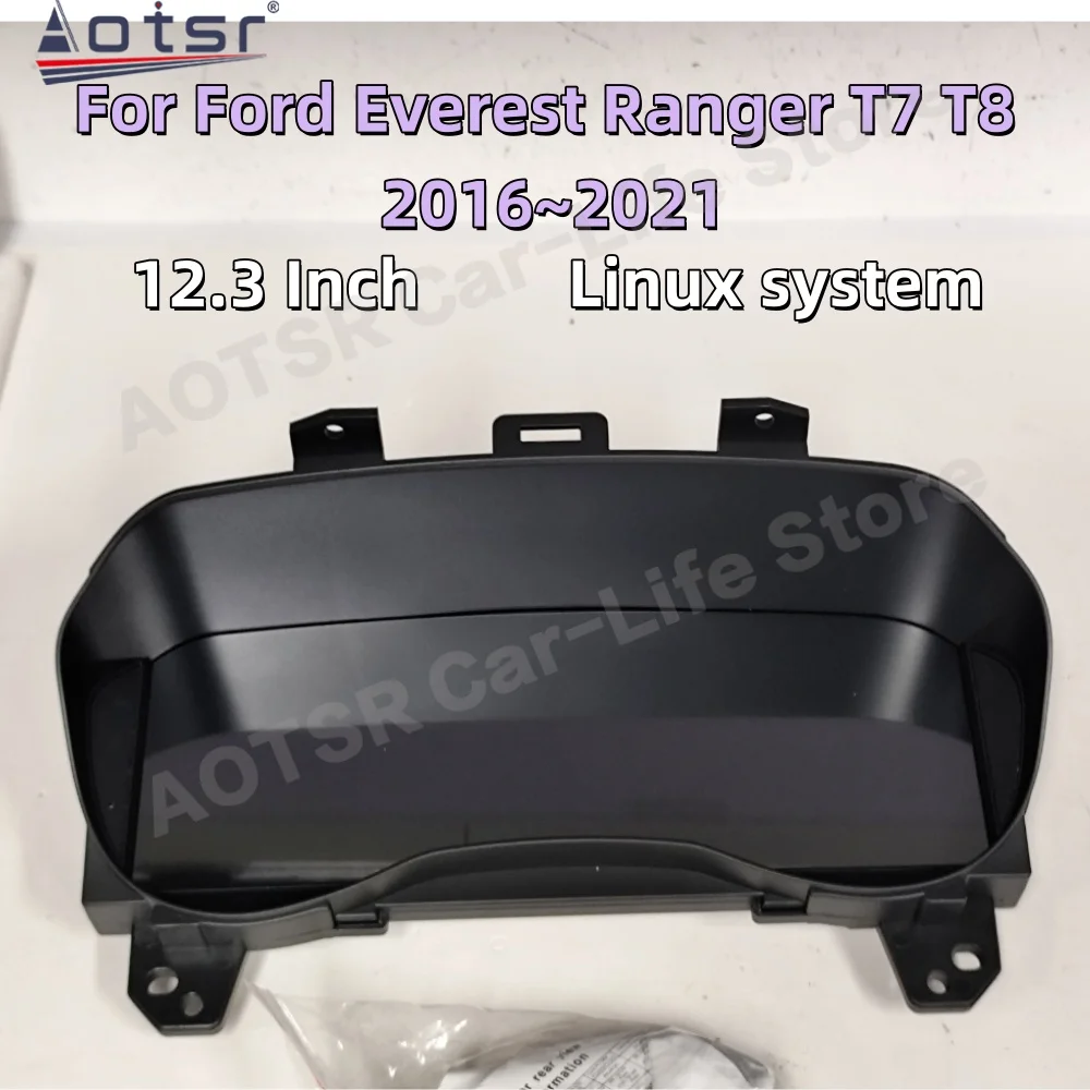 Plug and Play For Ford Everest Ranger T7 T8 2016~2021 Digital Performance Display Dashboard Speed Table Car Virtual Information