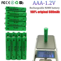Pilas Aaa Racargables AAA 1.2V NiMH Battery Pila Recargable 600mAh for Flashlight Electric Toy Remote Control Backup Battery