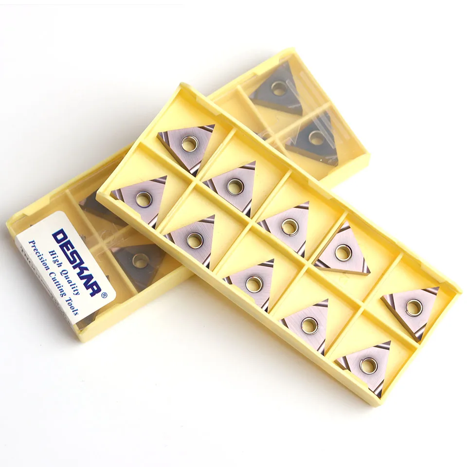DESKAR TNGG160402 TNGG160404 L-F R-F LF6018 100% Original คาร์ไบด์เครื่องกลึง CNC เครื่องมือตัดเครื่องมือสแตนเลส