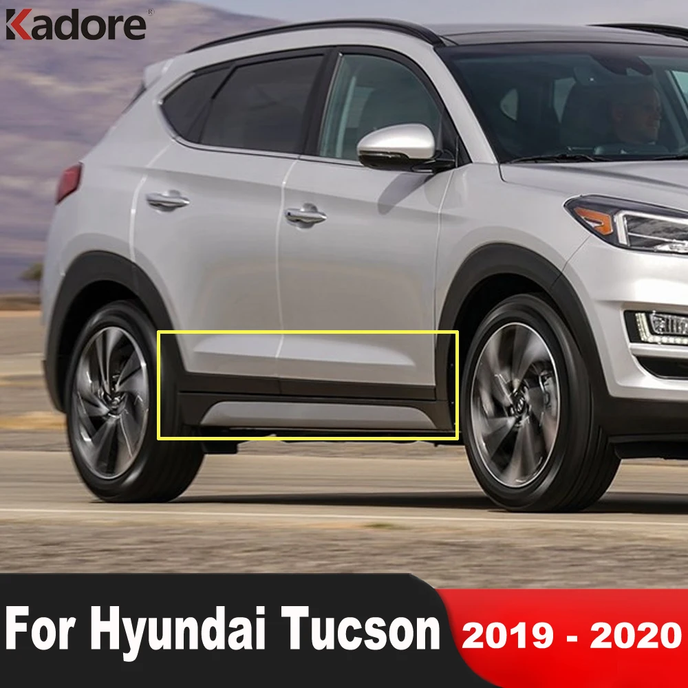 Side Door Body Trim For Hyundai Tucson 2019 2020 Chrome Door Line Panel Streamer Molding Garnish Strip Exterior Accessories