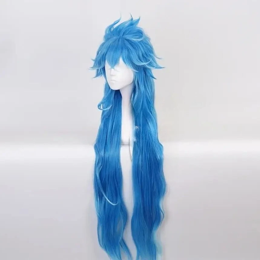 Anime ignihyde Cosplay Perücke Idia cos Perücken Twisted Wonderland Männer Blau Hitzebeständige Synthetische Party Kostüm