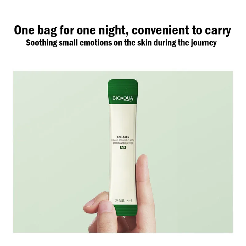 10/20/30 قطعة BIOAQUA الكولاجين قناع الوجه المضادة للتجاعيد ترطيب مغذي مكافحة الشيخوخة قناع الوجه لا غسل العناية بالبشرة