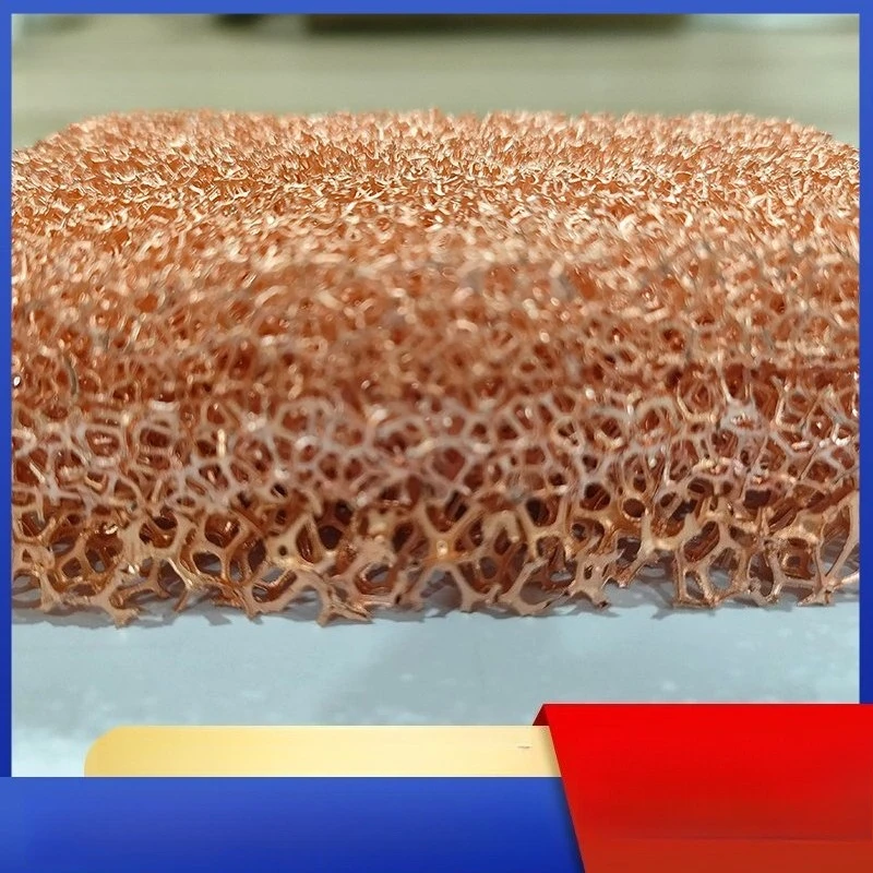 0.5-6 mm Thickness Copper Foam Electrode Sheet