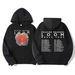 Loom 2024 Tour Hoodie Imagine Concert Dragons 2024 New Album Hoodies Men Women Fashion Hip Hop Rock Sweatshirt Gothic Streetwear