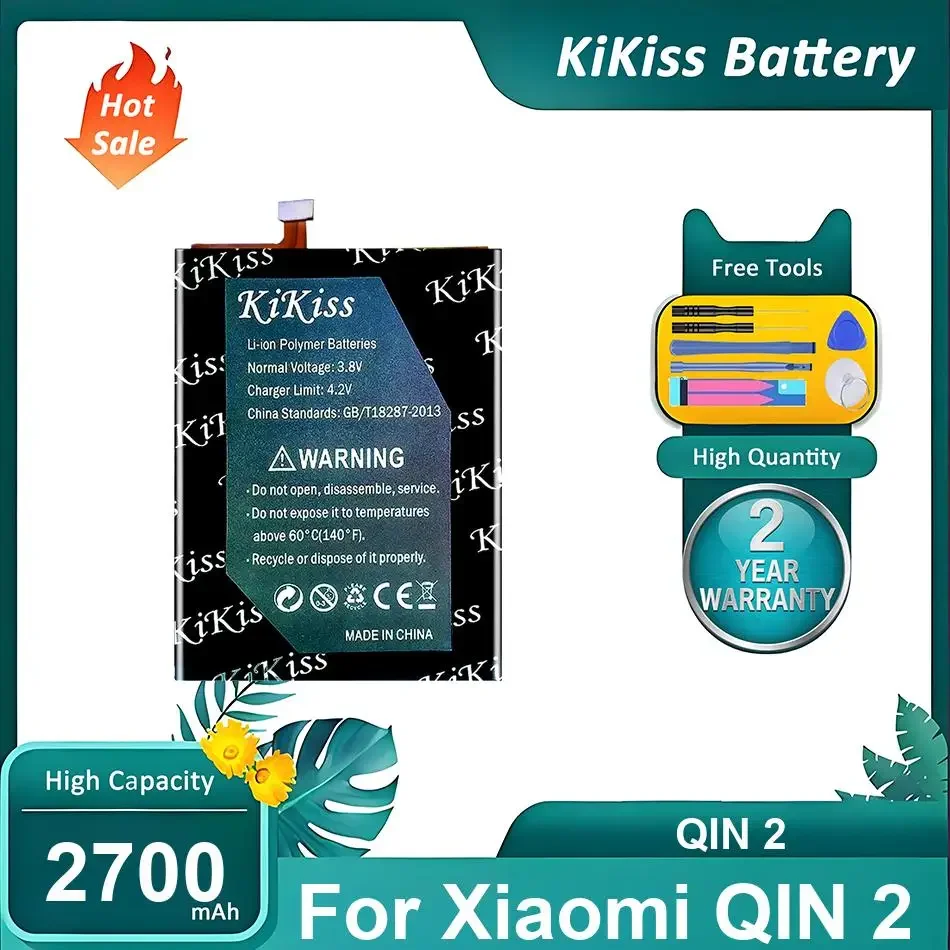 

Высокопроизводительный аккумулятор для мобильного телефона Xiaomi QIN 2, QIN 2, 2700 мАч