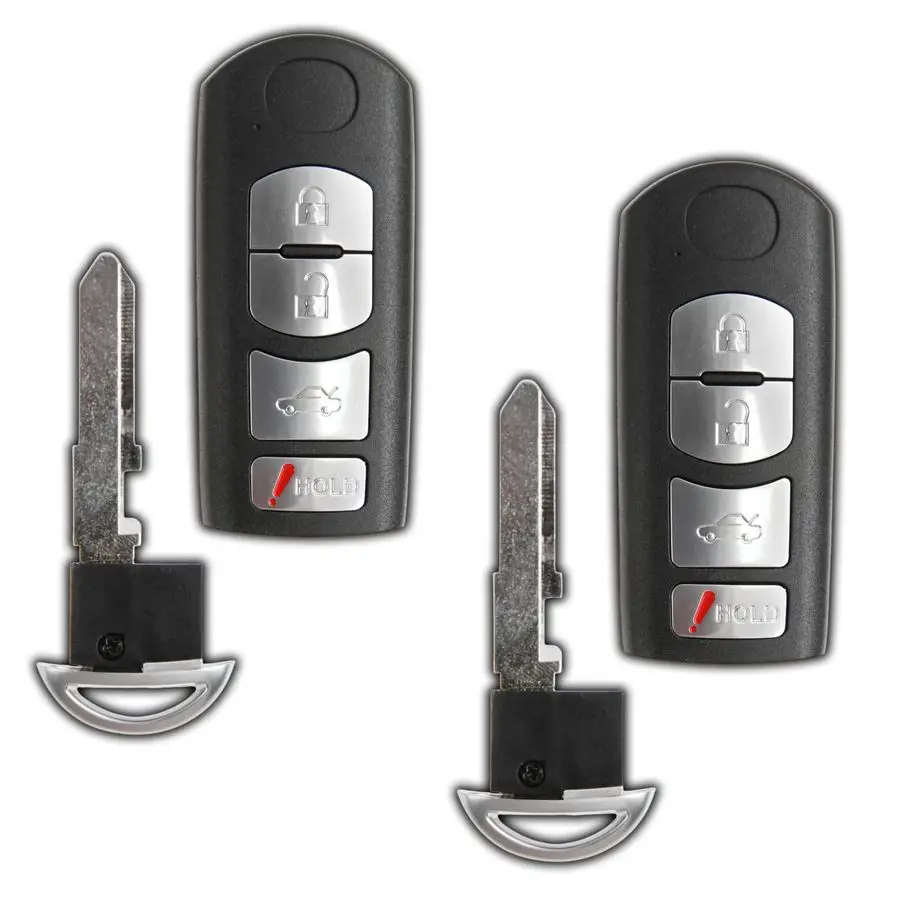 

Опция бесключевого дистанционного управления Smart 4btn Брелок для Mazda WAZSKE13D01