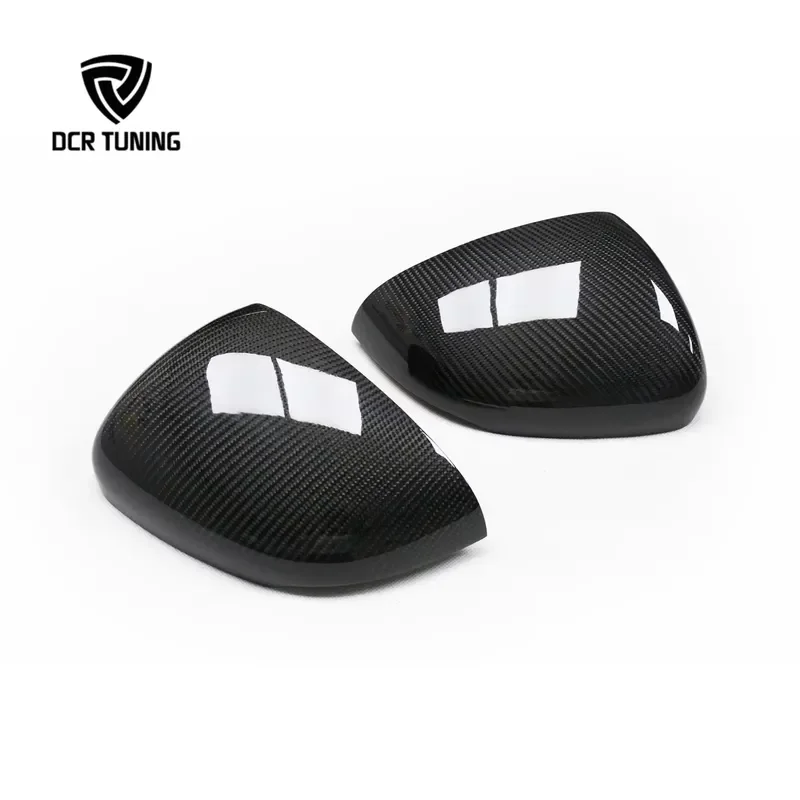 Dry Carbon Fiber Front Mirror Cover Replacement for Mercedes-Benz A Class W177 CLA W118 SL W232 GT C191