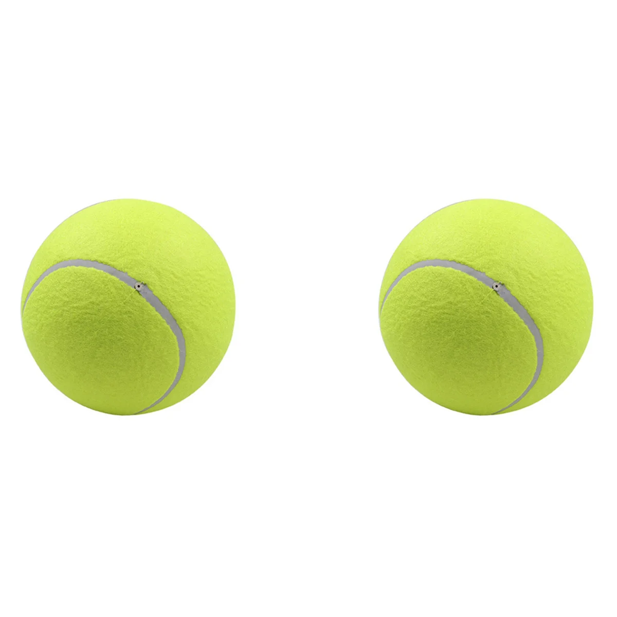 

2X Pet Bite Toy 24CM Giant Tennis Ball for Dogs Chew Toy Inflatable Tennis Ball Signature Pet Toy Ball Supplies